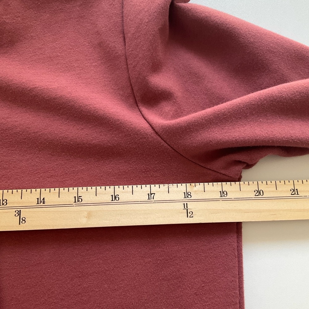 LOGO by Lori Goldstein Dusty Rose Hooded Zip‑Front Top - Picture 6 of 9